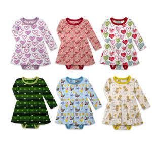 Combinaison longue à manches longues pour bébé unisexe en fibre de bambou, imprimée, pour nouveau-né, idéale pour la maison - Product Image 1