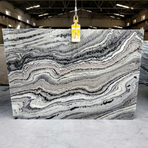 Elegante, resistente, duradero, mármol negro natural Mercure pulido, moderno. - Product Image 1