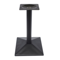 Base de piédestal de pied de table à manger en fer robuste moderne pour une utilisation intérieure/extérieure Applications hospitalières et hôtelières