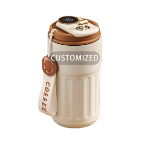 Tasse de voyage isotherme intelligente à double paroi avec affichage LED de la température, 460 ml (16 oz), pour café – Meilleure vente - Product Image 1
