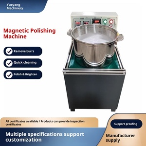Macchina Lucidatrice Magnetica da Tavolo JTS Factory in Acciaio Inossidabile con Motore da 2.2kW per Smerigliatura, Smussatura e Lucidatura di Bordi Diritti - Product Image 3
