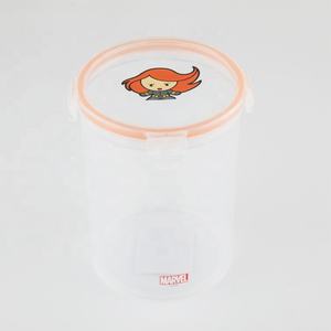 Vente flash : Accessoires pour enfants à la maison, boîte organisateur de réfrigérateur, liquidation de chaussettes, lots de contenants de stockage <span class=keywords><strong>alimentaire</strong></span> en <span class=keywords><strong>plastique</strong></span> transparent rond à motifs de dessins animés - Product Image 6