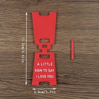 Cadeau pour la Saint-Valentin, une plaque de bureau romantique avec message, une petite plaque pour exprimer mon amour, un cadeau de bureau élégant pour les partenaires