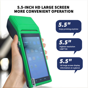 5.5 pouces 4G <span class=keywords><strong>Android</strong></span> Terminal POS <span class=keywords><strong>NFC</strong></span> Système de stationnement de voiture Machines de <span class=keywords><strong>paiement</strong></span> et de paris Commande hors ligne Imprimante POS - Product Image 3