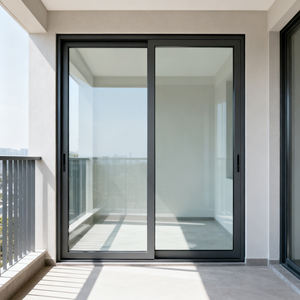 Puerta Corredera de Vidrio para Patio, Diseño Moderno, Resistente a los Rayos UV, Insonorizada, Resistente al Viento, Marco de Aluminio Personalizado, Puerta Corredera de Vidrio para Casas - Product Image 1