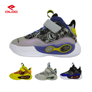 QILOO personnalisé garçons été maille baskets respirant sport <span class=keywords><strong>basket</strong></span>-ball enfants chaussures pour automne/hiver avec semelle intérieure en PU - Product Image 2