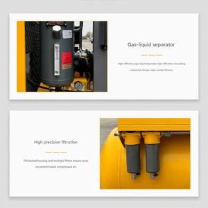 Integrated Magnet VFD Air Compressor Industrial Rotary <b>Screw</b> Air Compressor for Mining and Construction - Product Image 5