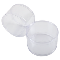 Bocaux à bougies avec couvercle et boîtes emballage boîte de couleur emballage blister cylindre en plastique personnalisé