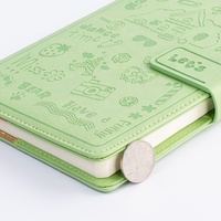 Carnet à couverture rigide en cuir de haute qualité avec fermeture magnétique, taille et couleur personnalisables, logo, papeterie de bureau pour étudiants, cadeau en gros