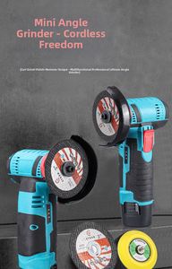 Высококачественная высокоскоростная Бесшумная Беспроводная угловая шлифовальная машина для волочения проволоки - Product Image 3