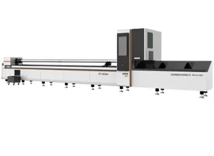 Mesin pemotong Laser CNC serat tabung logam pabrik Tiongkok 1000w 1500w 3000w CE mesin pemotong Laser pipa sertifikat output