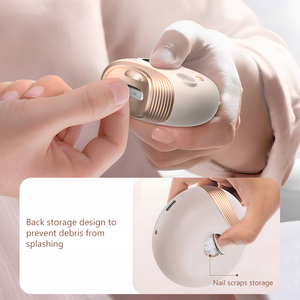 Multi Functional Rechargeable Electric <strong>Nail</strong> Polishing Automatic <strong>Nail</strong> Clipper with UV Drying Lamp and <strong>Nail</strong> Drill Bits - Product Image 2