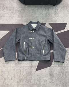เสื้อแจ็คเก็ตพัฟเฟอร์ผ้าโพลีเอสเตอร์คอตตอนแบบย้อมสีสไตล์วินเทจ Y2K ทรงโอเวอร์ไซส์ สตรีทแวร์ ซิปหน้า สำหรับฤดูหนาว ขายส่งจำนวนมาก เสื้อแจ็คเก็ตพัฟเฟอร์ผู้ชาย - Product Image 2