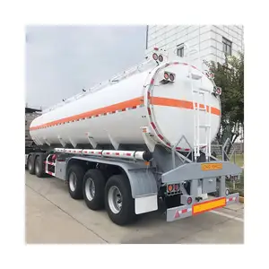 23 Axle Heavy Duty Aluminum Crude Oil Gasonine Petrol Diesel Water Fuel Tanker Semi Trailer
