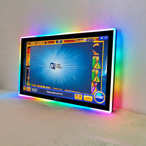 21.5 personalizzato 27 pollici Baccarat doppio lato <span class=keywords><strong>Display</strong></span> Gaming Arcade gioco macchina da gioco piatto curvo Touch Screen Monitor - Product Image 1