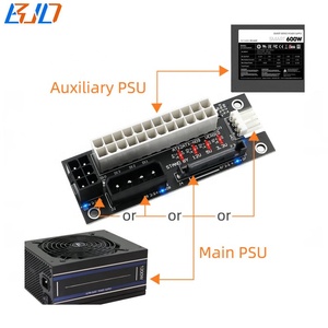 Carte d'adaptation d'<span class=keywords><strong>alimentation</strong></span> en gros pour usine : Connecteur ATX 24 broches <span class=keywords><strong>femelle</strong></span> <span class=keywords><strong>vers</strong></span> <span class=keywords><strong>Molex</strong></span> 4 broches, <span class=keywords><strong>SATA</strong></span> 15 broches, PCIE 6 broches - Product Image 6
