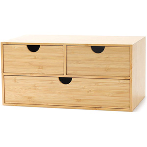 Wooden <b>Drawer</b> Storage Box Rectangle Office Organizer Multi <b>Drawer</b> Stationery Box For Desktop Shandong - Product Image 4