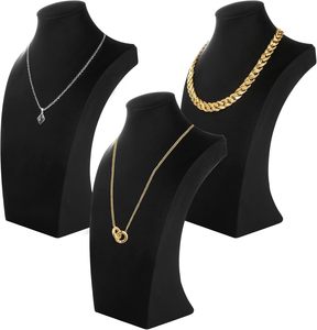 Présentoir de Luxe pour Colliers, Buste de Vitrine, Support de Présentation de Bijoux, Mannequin de Présentation - Product Image 1