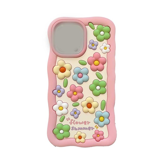 The New Cartoon Cute Flower Series Is Both Beautiful Fashionable As Well As Durable Silicone Phone Cases