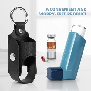 Porte-clés en cuir PU, étui pour inhalateur Salamol, étui pour pompe à inhalation contre l'asthme, étui de protection pour flacon pulvérisateur d'inhalateur contre l'asthme - Product Image 5