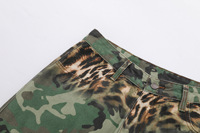 Pantalon camouflage unisexe rétro style français taille mi-haute délavé pour homme, basique de mode décontractée hip-hop, collection automne