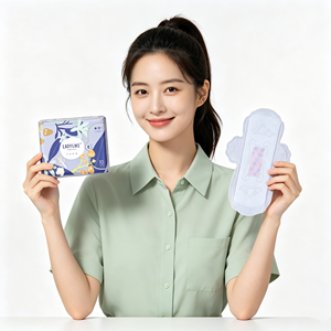 Menstruations-OEM Bio-Baumwolle Einweg-Damenbinden Super Saugfähig für <span class=keywords><strong>Always</strong></span> Pads Großhandel Günstige Hygienebinden - Product Image 3