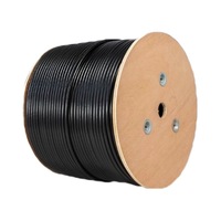 Cable de Red POE para Exteriores, Blindado, de Cobre Libre de Oxígeno, Sólido/Trenzado, Cumple con la Norma Nacional Categoría 6, Personalizado de Fábrica