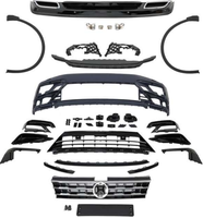 Kit carrosserie pour Volkswagen VW Tiguan 2018, mise à niveau vers le kit carrosserie R-line avec pare-chocs avant, pare-chocs arrière et jupes latérales
