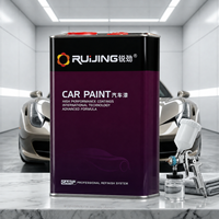 Durcisseur acrylique professionnel RUIJING pour la rénovation de la peinture des voitures particulières, application par pulvérisation de la couche transparente automobile