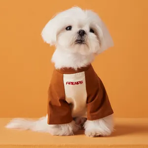 Camiseta de cachorro fino, camiseta para animais de estimação de primavera e verão, roupas com duas pernas, 2023
