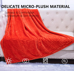 110v-240v Home Soft Striped Flannel Electric Heating Heated Electrical Blanket for <strong>Bed</strong> <strong>Warmer</strong> Winter - Product Image 3