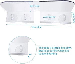 Acrylic Ledge Suction Cup <strong>Window</strong> <strong>Shelf</strong> Acrylic Plant <strong>Window</strong> <strong>Shelf</strong> Indoor <strong>Window</strong> Plant <strong>Shelf</strong> - Product Image 2
