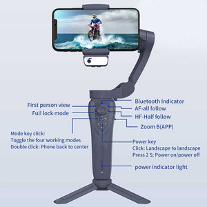 <span class=keywords><strong>Stabilisateur</strong></span> de <span class=keywords><strong>smartphone</strong></span> pliable 3 axes X3 SE avec contrôle de la minuterie par <span class=keywords><strong>Hohem</strong></span> Selfie Stick - Product Image 2