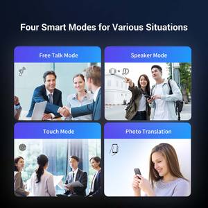AI earbud penerjemah bahasa dua arah, perangkat terjemahan Real-Time suara HD telinga terbuka untuk pertemuan bisnis - Product Image 6