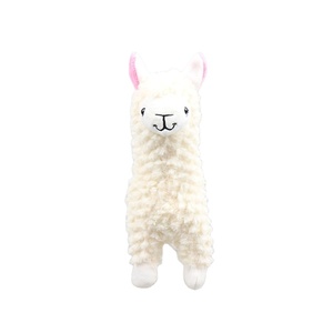 Lamas en <span class=keywords><strong>peluche</strong></span> personnalisé, jouet Beige en <span class=keywords><strong>peluche</strong></span>, alpaga en <span class=keywords><strong>peluche</strong></span>, mignon, offre spéciale - Product Image 3