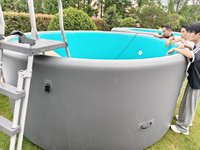 OEM ODM DWF Aufblasbarer Kinder-Swimmingpool Große Größe Kommerziell UV-Beständig für Outdoor-Gartenpartys mit Pumpe