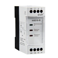 Relè di Protezione C-lin HHD10-B per Automazione Industriale, Controllo Sequenza Fasi e Sovratensione, AC380V, Sostituisce ABJ1-11W