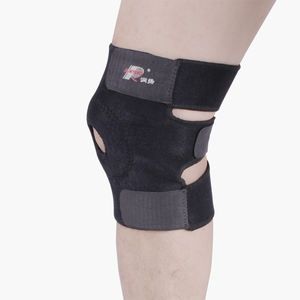 Rodillera <span class=keywords><strong>de</strong></span> neopreno elástica <span class=keywords><strong>de</strong></span> rótula abierta negra, estabilizadores laterales <span class=keywords><strong>de</strong></span> metal, rodillera para el <span class=keywords><strong>dolor</strong></span> <span class=keywords><strong>de</strong></span> artritis - Product Image 6