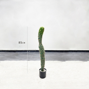 Plante artificielle en plastique imitation cactus, plante décorative pour la décoration extérieure et <span class=keywords><strong>de</strong></span> bureau, fausses plantes, décoration intérieure, plantes artificielles - Product Image 4