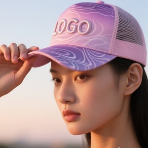 หมวก3D 5แผงแนวสปอร์ตพร้อมโลโก้พิมพ์ลายซับลิเมชันตามสั่ง - Product Image 1