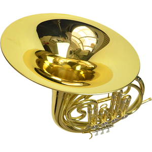 Trompa Francesa Profesional HUAYUN en Sib de Cobre Dorado, Instrumento de Latón Fabricado en Fábrica, para Interpretación en Solista en Salas de Conciertos - Product Image 1