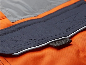 Đa-túi chống-tĩnh phản quang sọc UPF50 ++ khả năng hiển thị cao khả năng kháng cháy ngọn lửa-bib quần an toàn làm việc tổng thể - Product Image 3