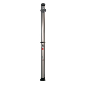 Promotion : <span class=keywords><strong>Douche</strong></span> <span class=keywords><strong>solaire</strong></span> de jardin incurvée durable de 18 litres, argent et noir, avec robinet de lavage des pieds en 2 sections – Fournisseur OEM ODM - Product Image 2