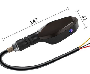 Tcyato 2 cái RGB LED tín hiệu rẽ ánh sáng DRL hổ phách underglow chiếu đèn tuần tự chảy đèn flash chỉ số mới cho xe máy - Product Image 4