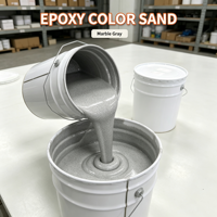 Peinture de sol liquide auto-nivelante Caitu Epoxy, sable coloré, écologique, pour la construction de revêtements de sol commerciaux