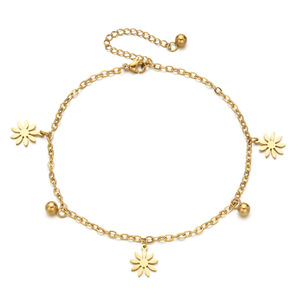 Không xỉn phía Nam Châu Phi Chân Chuỗi thép không gỉ tim <span class=keywords><strong>clang</strong></span> mạ 18K của phụ nữ vòng chân bán buôn n2405109 - Product Image 4