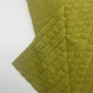 Tissu extensible en fausse fourrure de lapin et fil plumeux, en nylon et élasthanne, <span class=keywords><strong>chaud</strong></span> et moelleux, pour hauts à manches longues, cardigans et manteaux pour femmes - Product Image 3