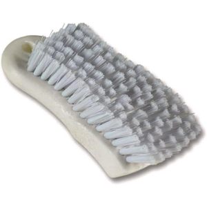 Cepillo para Platos Boardwalk de 6 Pulgadas con Cerdas de Polipropileno Blanco y Diseño Rotatorio Manual de Nailon para Limpieza de Cocina - Product Image 2