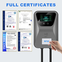 Cargador de Pared para Vehículos Eléctricos Monofásico de 7.4kW 32A, Enchufe para España y Portugal, Listo para Usar, Mejor Precio, Solución de Nivel Básico