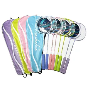 Raket Badminton profesional, panjang baja karbon 50cm untuk raket Badminton ringan dalam dan luar ruangan